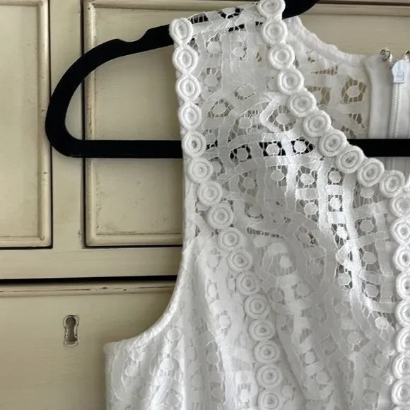 Lilly Pulitzer Leigh Stretch Shift Resort White Seacret Island size 2 - Picture 4 of 10